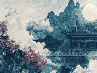 Wall Mural - elegant and fluid website loading screen with sophisticated ui aesthetics
