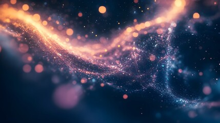 Wall Mural - ethereal website loading animation with shimmering holographic overlays and afrofuturistic