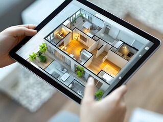 Augmented Reality Interface for Architectural Design Visualization and Interactive Floor Plan