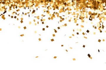 Wall Mural - PNG Confetti backgrounds paper gold.