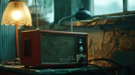 Wall Mural - old radio