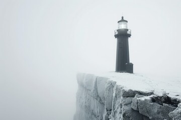 Wall Mural - lighthouse on the coast