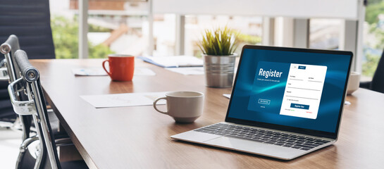 Online registration form for modish form filling on the internet website