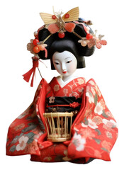 Sticker - PNG Hina doll toy representation spirituality.