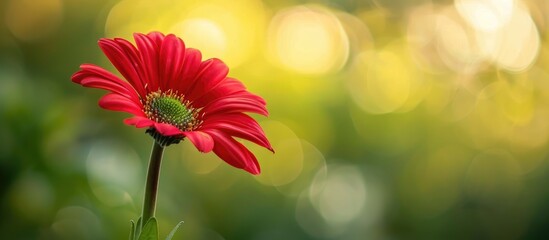 Wall Mural - A Flower With Attractive Blooming