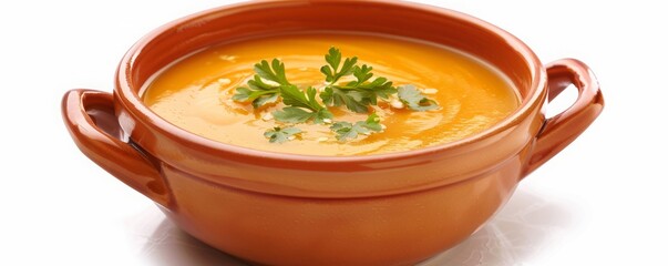 Canvas Print - pumpkin soup.