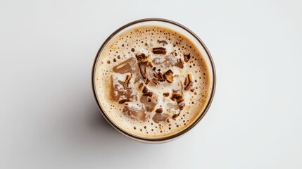 Canvas Print - Iced Coffee with Chocolate Shavings