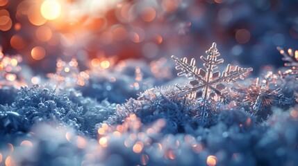 background with snowflakes