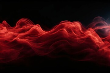 Wall Mural - Abstract red background with smoke. Red smoke on black. Abstract red smoke on black background. Flowing air humidifier swirl in atmospheric image. Soft smoke red cloudy texture background