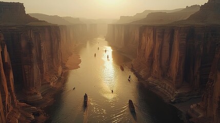 Poster - Sunrise Over Canyon Lake