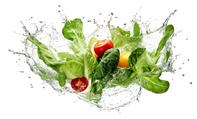 Sticker - PNG Vegetable lettuce plant food.