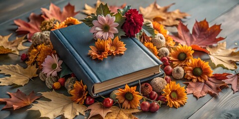 Wall Mural - frame with leaves