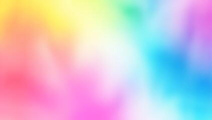 Wall Mural - Abstract 3d gradient background in rainbow colors. Colorful blurred wallpaper pattern.