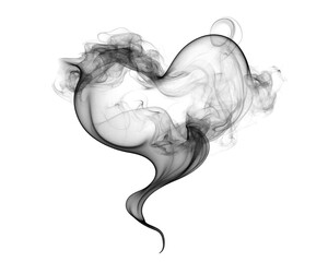 Sticker - PNG Smoke steam smoke shape black.