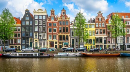 Charming Canal Houses in Amsterdam