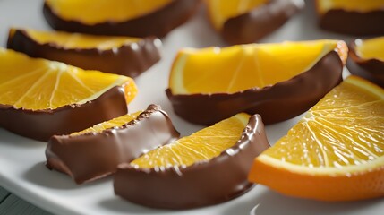 Chocolate Covered Orange Slices