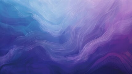 Canvas Print - Abstract Swirling Blue and Purple