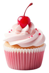 Poster - PNG Cupcake dessert cherry cream.