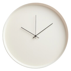 Wall Mural - PNG Clock white wall simplicity.