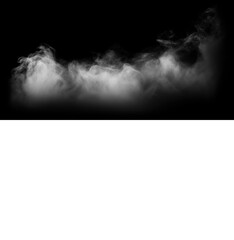 Wall Mural - png ethereal mist on dark background