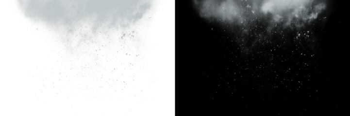 Wall Mural - png abstract powder explosion cloud particles