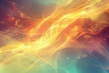 Wall Mural - A colorful background with many small circles,