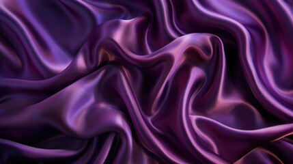 touch. Plum Silk Satin Background - Luxurious and Glamorous