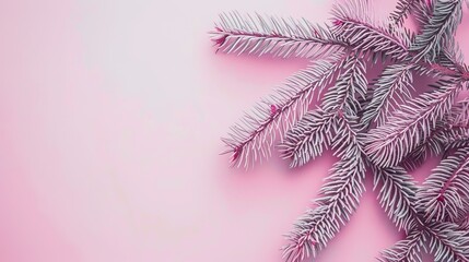 Sticker - Pink_christmas_Minimalist_christmas_Wallpaper