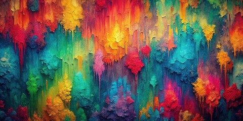 Poster - Abstract texture panorama background with a variety of colors and shapes , wallpaper, abstract, texture, background, panoramic