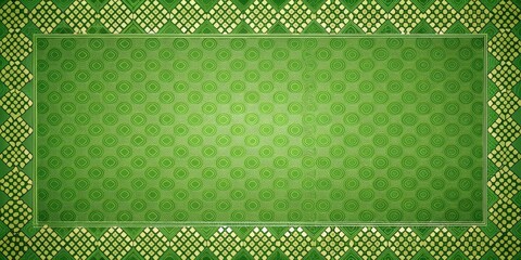 Wall Mural - Traditional Japanese green background with geometric patterns and checkered design, Japanese, green, background