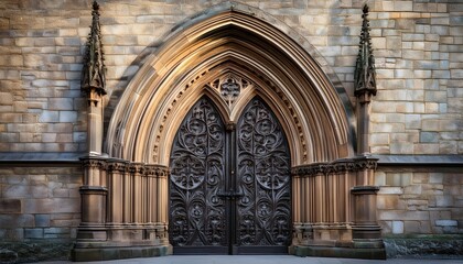 Wall Mural - church door