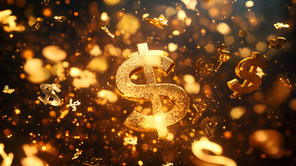 gold, gold production, and gold investment in a graphic background style