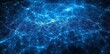 © NpicArt - Abstract Blue Network of Interconnected Lines and Glowing Points