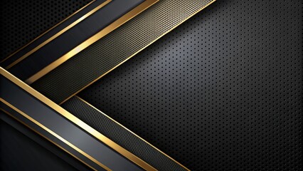 Luxury black overlapping layers background with gold , luxury, black, overlapping, layers, background, gold, elegant