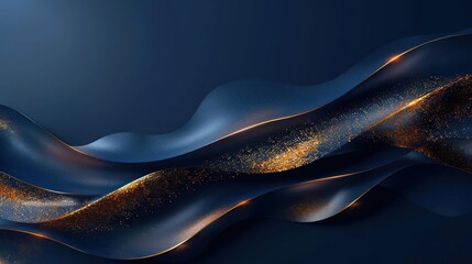 Wall Mural - A surreal cosmic design featuring light trails and nebula-like formations,