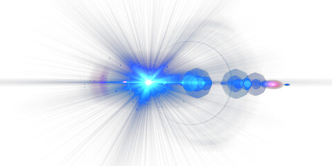 Wall Mural - glow effect. star sparkles on a transparent background. light effects, lens flares, sun flash with r