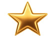 © Barbara Taylor - gold star isolated, transparent png background