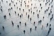 © dendyh7 - Simple people shapes connected by lines created with Generative AI