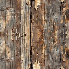 Sticker - Weathered wooden planks