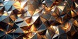 © lapeepon - Metallic low-poly abstract background with geometric shapes and shiny textures, metallic, low-poly, abstract, background, geometric, shapes