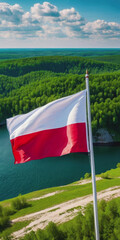 Poster - flag of Poland, a holiday in Poland