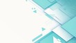 © AI Story - Abstract Background Featuring Light Blue and Mint Green Triangles and Squares