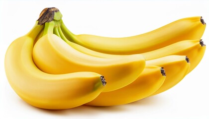 Wall Mural - Banana set isolated on white background,