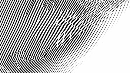 Poster - Abstract Black and White Striped Diagonal Pattern Background