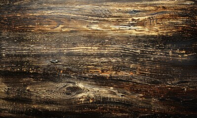 Sticker - Close-up of rustic wood grain