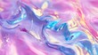 © idealxone - Abstract iridescent liquid texture background