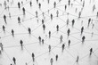 © dendyh7 - Simple people shapes connected by lines created with Generative AI
