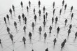 © dendyh7 - Simple people shapes connected by lines created with Generative AI