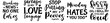 © David - Cute Sarcastic Bundle Calligraphy, Hand Lettering Collection Vector Illustration for Social Media Post, Mug Design, Sticker