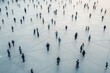 © dendyh7 - Simple people shapes connected by lines created with Generative AI